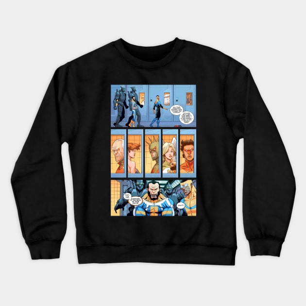 invincible comic strip Crewneck Sweatshirt by super villain